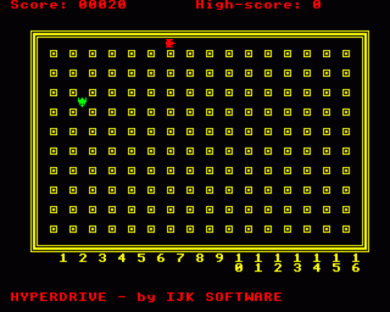 Hyperdrive Screenshot 2 (Acorn Electron)