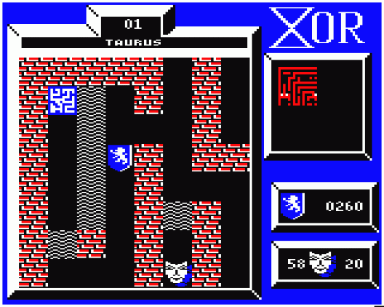 Xor: Procyon's Mazes Screenshot 6 (Acorn Electron)