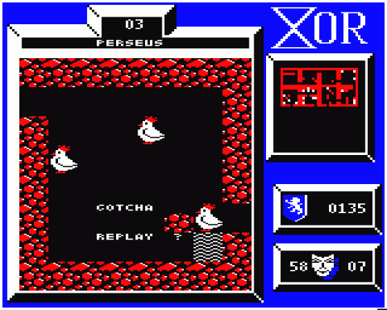 Xor: Procyon's Mazes Screenshot 15 (Acorn Electron)