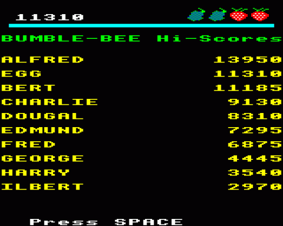 Bumble Bee Screenshot 17 (Acorn Electron)