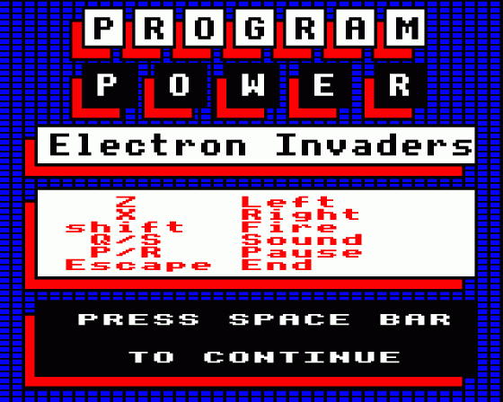 Electron Invaders