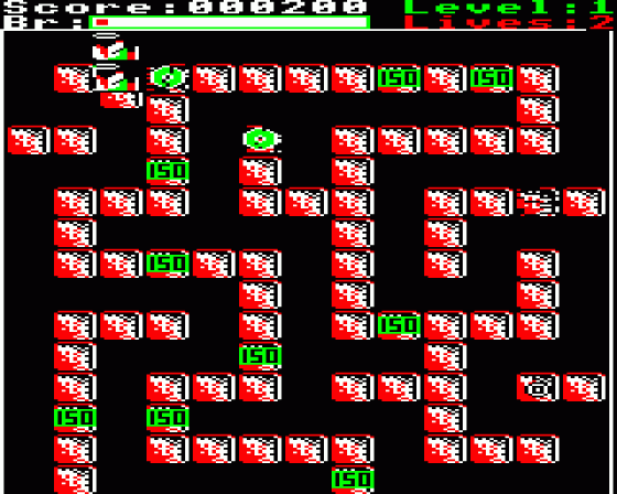 Rubble Trouble Screenshot 2 (Acorn Electron)