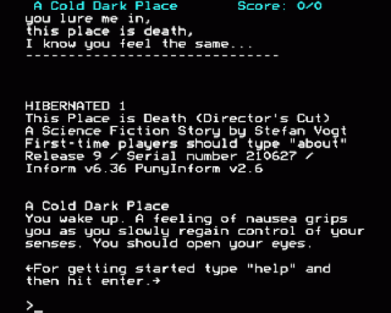 Hibernated I: This Place Is Death Director's Cut Screenshot