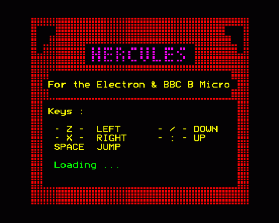 Hercules Screenshot 11 (BBC/Electron)