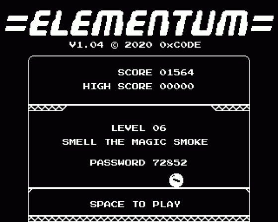 Elementum Screenshot 6 (BBC/Electron)