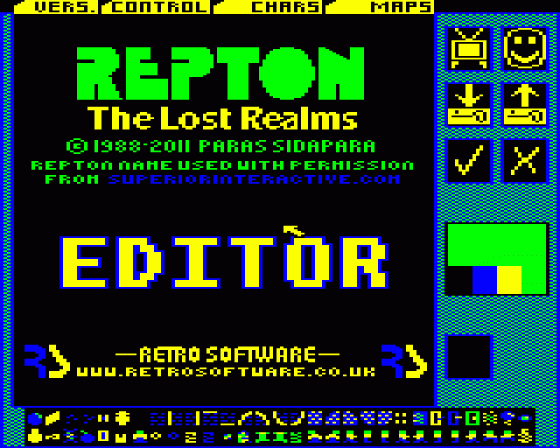 Repton: The Lost Realms Screenshot 10 (Acorn Electron)