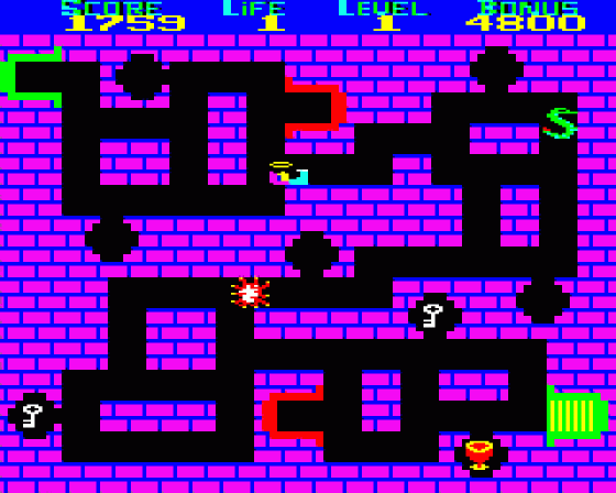 Crypt Capers Screenshot 6 (Acorn Electron)