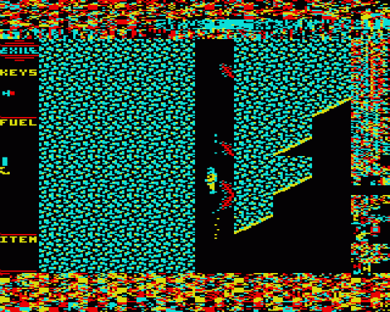 Exile Screenshot 19 (Acorn Electron)