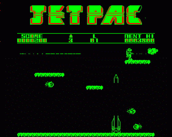 Jet Pac Screenshot 7 (Acorn Electron)