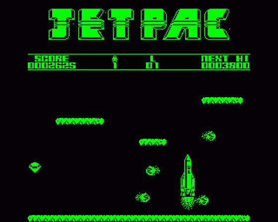 Jet Pac Screenshot 13 (Acorn Electron)