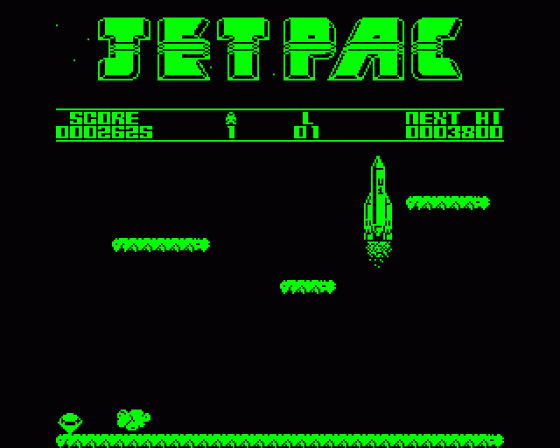 Jet Pac Screenshot 14 (Acorn Electron)