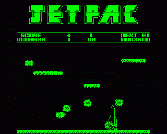 Jet Pac Screenshot 15 (Acorn Electron)