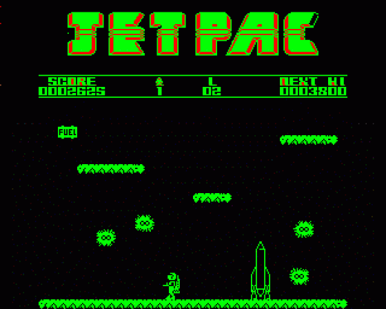 Jet Pac Screenshot 16 (Acorn Electron)