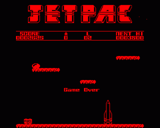 Jet Pac Screenshot 17 (Acorn Electron)