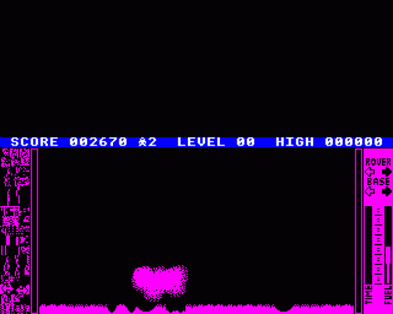 Lunar Jetman Screenshot 8 (Acorn Electron)