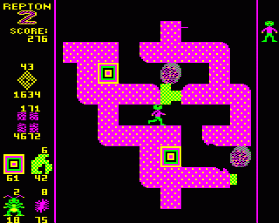 Repton 2 Screenshot 12 (Acorn Electron)