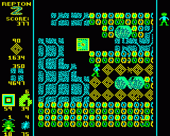 Repton 2 Screenshot 13 (Acorn Electron)