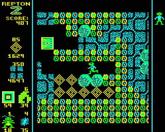 Repton 2 Screenshot 14 (Acorn Electron)