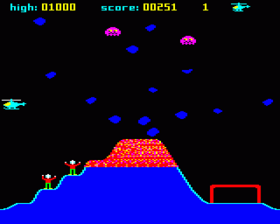 Volcano Screenshot 5 (Acorn Electron)