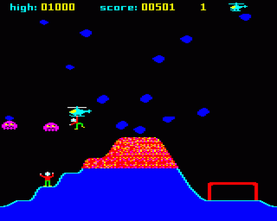 Volcano Screenshot 6 (Acorn Electron)