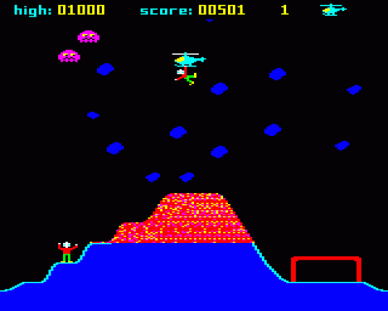 Volcano Screenshot 7 (Acorn Electron)