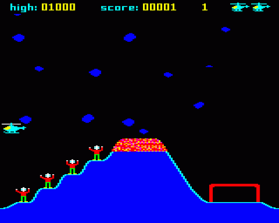 Volcano Screenshot 8 (Acorn Electron)