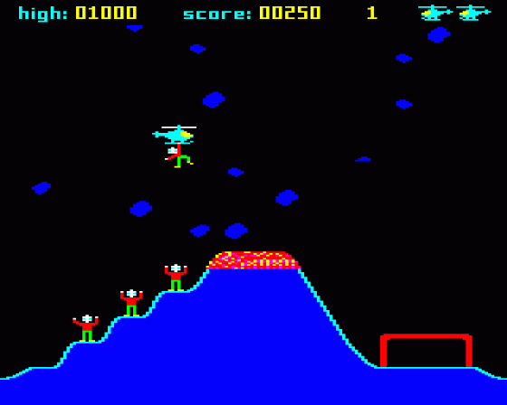 Volcano Screenshot 13 (Acorn Electron)