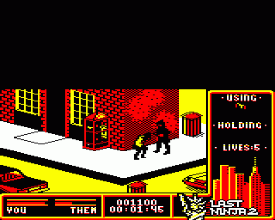 Last Ninja 2 Screenshot 28 (BBC/Electron)