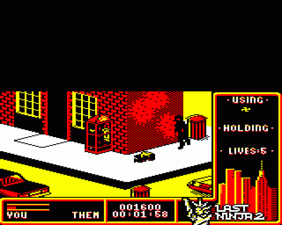 Last Ninja 2 Screenshot 29 (BBC/Electron)