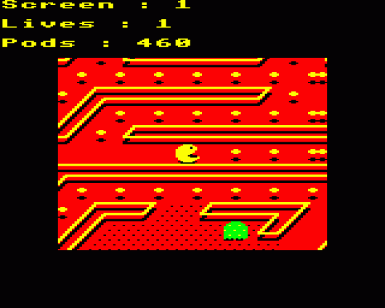 3D Pacman Screenshot 7 (BBC/Electron)