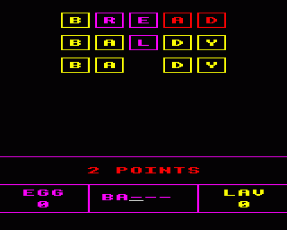 Master Word Screenshot 5 (BBC B/B+/Master 128)