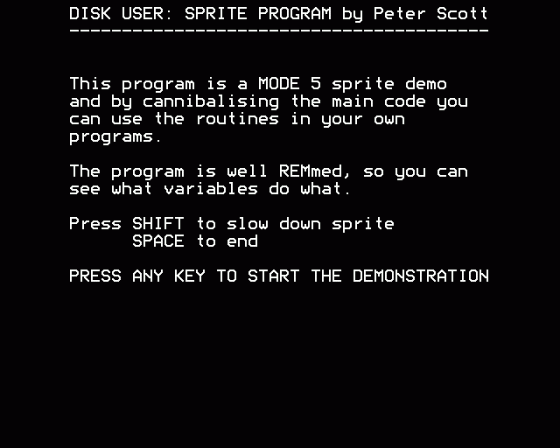 Sprite Demo