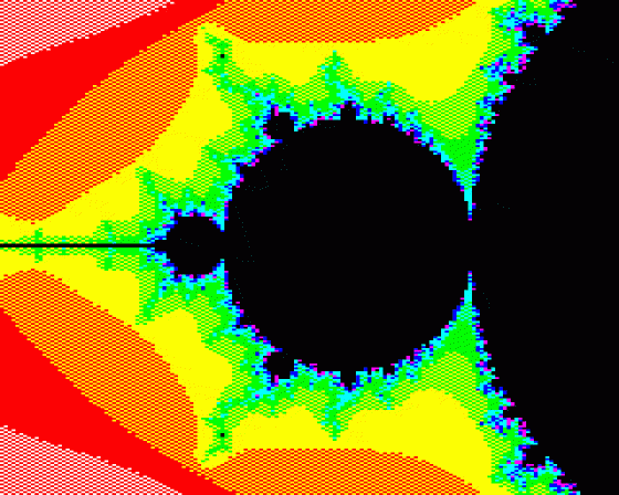 Mandelbrot Pictures Screenshot 11 (BBC/Electron)