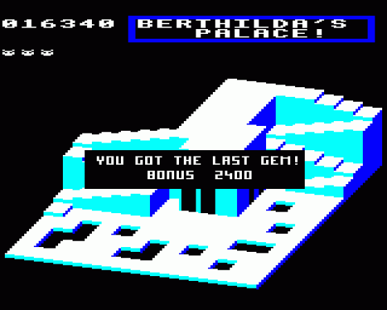 Crystal Castles Screenshot 34 (Acorn Electron)