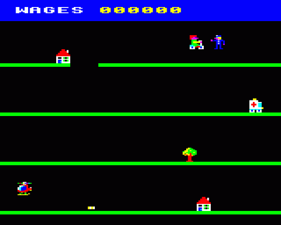 Dare Devil Dennis Screenshot 8 (Acorn Electron)