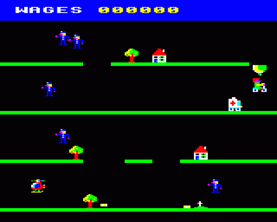 Dare Devil Dennis Screenshot 14 (Acorn Electron)