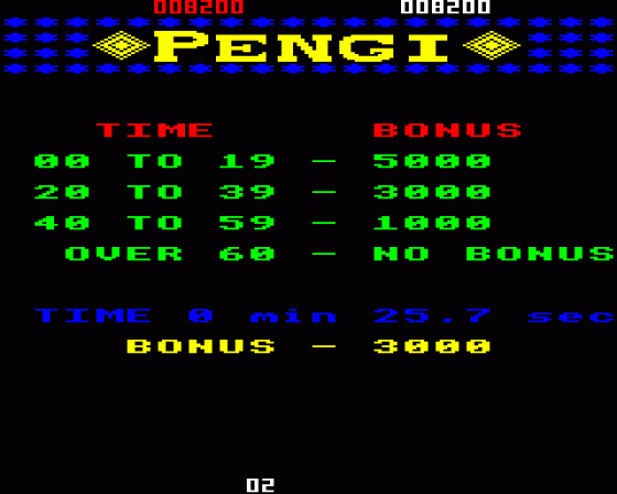 Pengi Screenshot 10 (Acorn Electron)