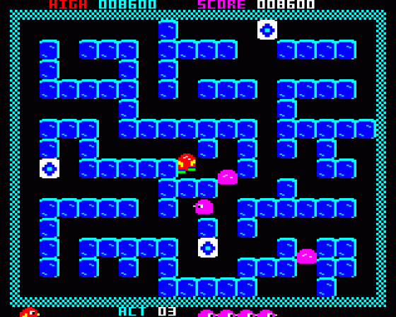 Pengi Screenshot 11 (Acorn Electron)