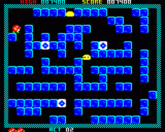 Pengi Screenshot 18 (Acorn Electron)