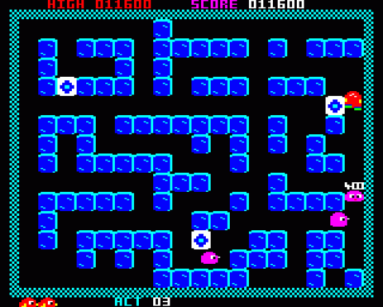 Pengi Screenshot 19 (Acorn Electron)