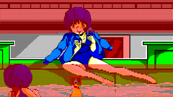 Bishōjo Shashinkan: Moving School Screenshot 5 (FM-7)