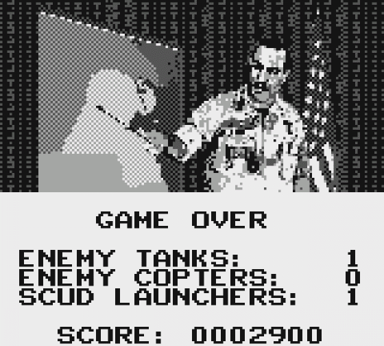 Super Battletank: War In The Gulf Screenshot 14 (Game Boy)