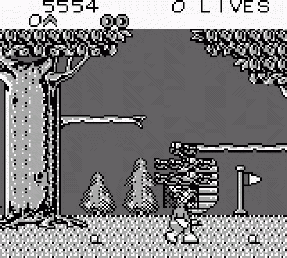 Bart Simpson's Escape From Camp Deadly Screenshot 24 (Game Boy)