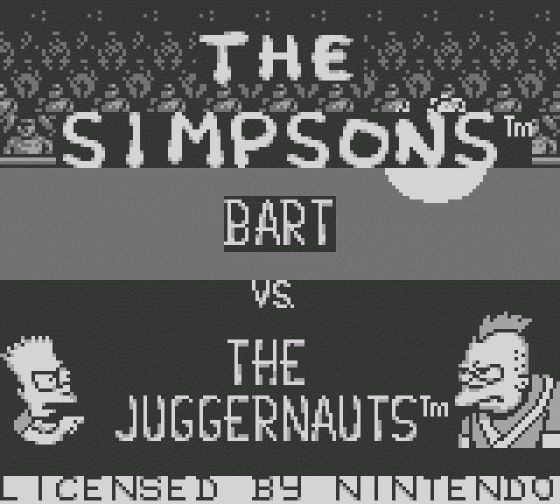 The Simpsons: Bart Vs. The Juggernauts