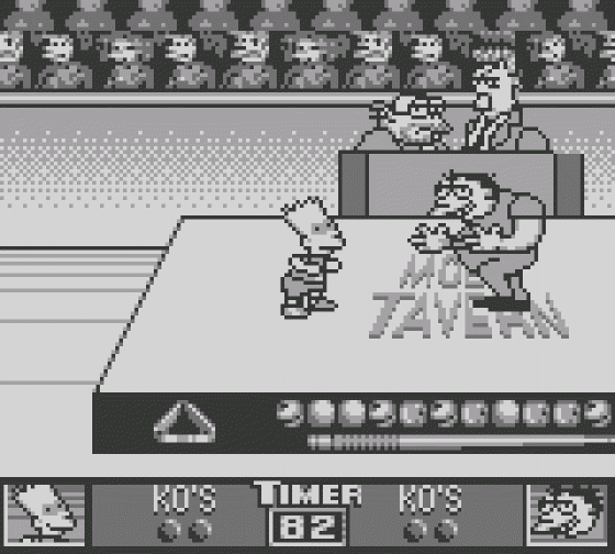 The Simpsons: Bart Vs. The Juggernauts Screenshot 5 (Game Boy)