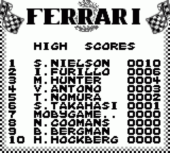 Ferrari Grand Prix Challenge Screenshot 5 (Game Boy)