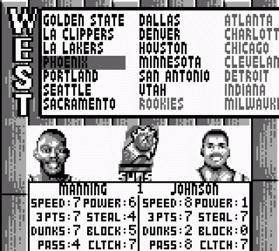 NBA Jam: Tournament Edition Screenshot 5 (Game Boy)