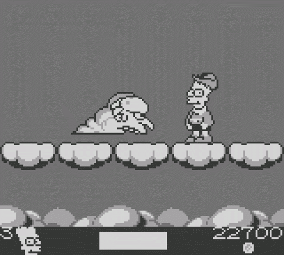 The Simpsons: Bart And The Beanstalk Screenshot 5 (Game Boy)