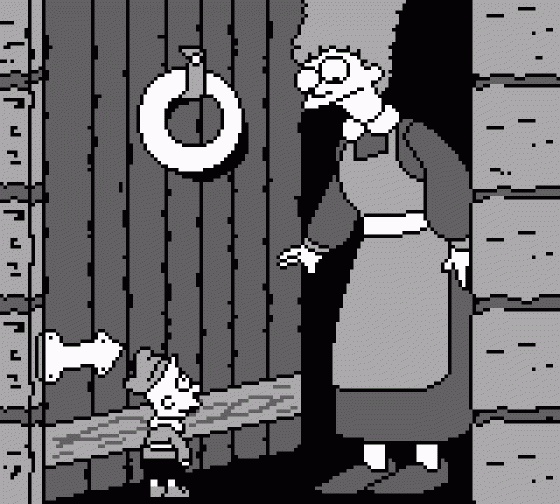 The Simpsons: Bart And The Beanstalk Screenshot 10 (Game Boy)