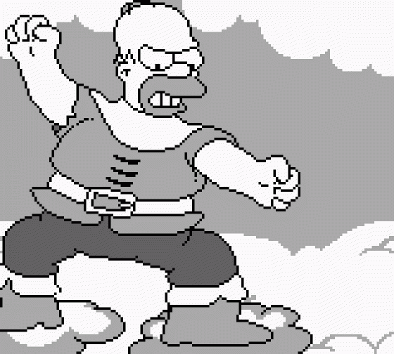 The Simpsons: Bart And The Beanstalk Screenshot 15 (Game Boy)